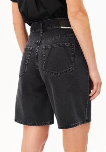 Armedangels Damen Shorts THALINAA JEANS ebony black