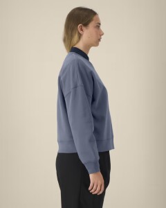 Stanley&Stella Damen Sweater Alma Blue Grey
