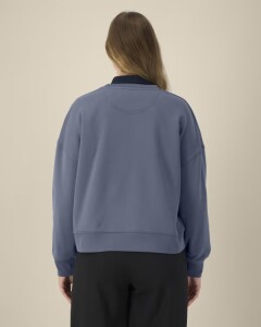 Stanley&Stella Damen Sweater Alma Blue Grey