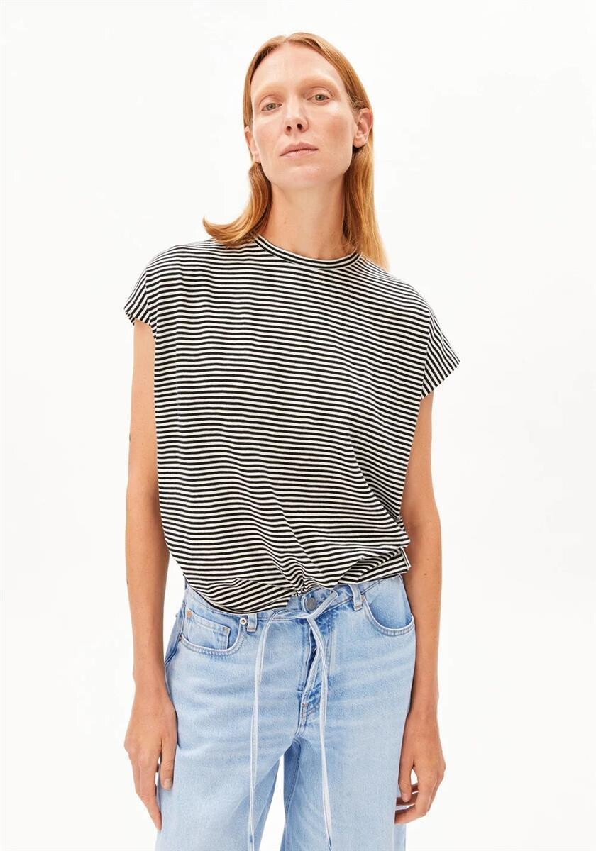 Armedangels Damen T-Shirt slub jersey st box