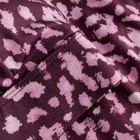 Dedicated Damen Bikini Top Alva Leopard Burgundy