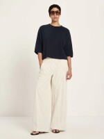 Lanius Damen T-Shirt Shirt aus TENCEL™ onyx