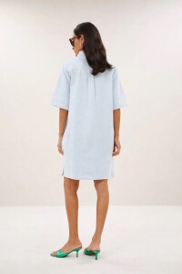 by bar Damen Kleid Philipe bleached denim
