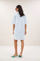 by bar Damen Kleid Philipe bleached denim