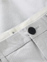 KnowledgeCotton Herren Shorts Chuck Twill Shorts 1050084 Ultimate Grey