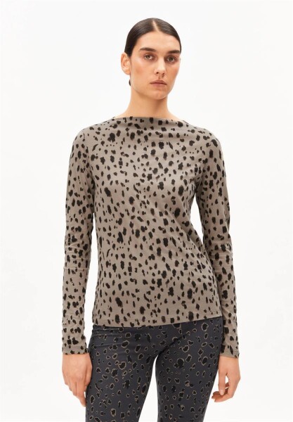 Armedangels Damen Longsleeve Leo walnut cream
