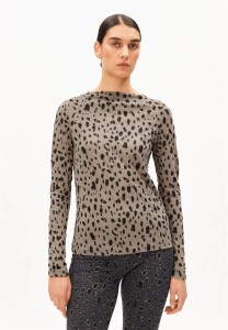 Armedangels Damen Longsleeve Leo walnut cream