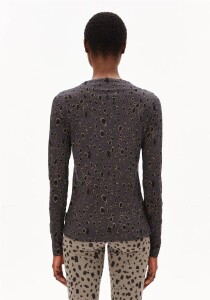 Armedangels Damen Longsleeve Leo dark steel