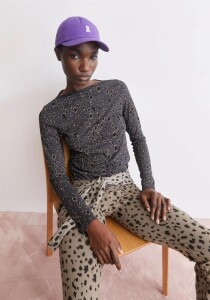 Armedangels Damen Longsleeve Leo dark steel