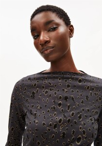 Armedangels Damen Longsleeve Leo dark steel