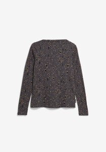 Armedangels Damen Longsleeve Leo dark steel