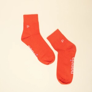 popeia Damen Socken The Casual - Ankle Socken Rot