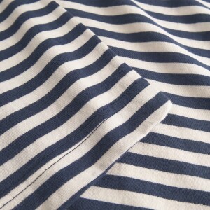 Dedicated Damen T-Shirt Vadstena stripes insignia blue