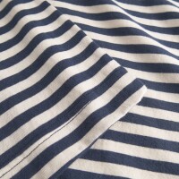 Dedicated Damen T-Shirt Vadstena stripes insignia blue