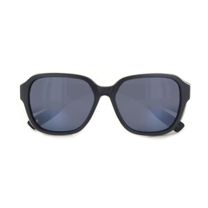 Moken Unisex Sonnenbrille Bruce Black/Silver Grey