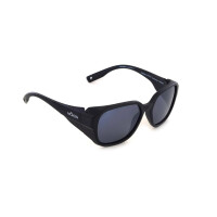 Moken Unisex Sonnenbrille Bruce Black/Silver Grey
