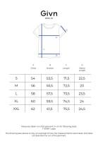 Givn Herren T-Shirt GB-Lasse Stripes black/white