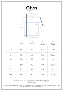Givn Damen Bluse GB-Carol Blazing Blue