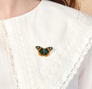 Coucou Suzette Pin Black Butterfly