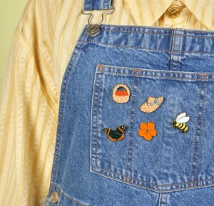 Coucou Suzette Pin Black Butterfly
