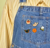 Coucou Suzette Pin Black Butterfly