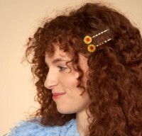 Coucou Suzette Haarspangen Zwei Sonnenblumen
