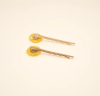Coucou Suzette Haarspangen Zwei Sonnenblumen