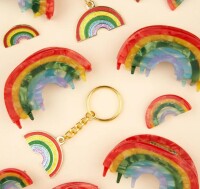 Coucou Suzette Haarklammer Rainbow