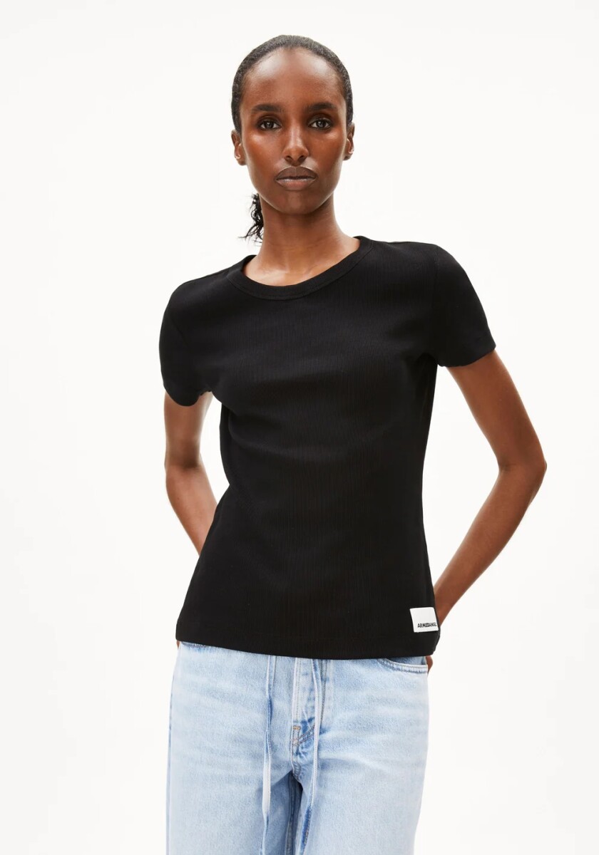 Armedangels Damen T-Shirt Kardaa black box