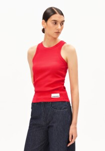 Armedangels Damen Top Kanitaa mars red