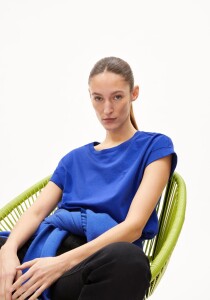 Armedangels Damen T-Shirt Idaara dynamo blue