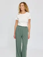 Mazine Damen Hose Pleated Viscose Pants bottle