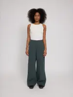 Mazine Damen Hose Wide Leg Linen Pants bottle
