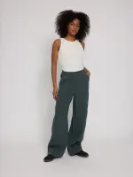 Mazine Damen Hose Wide Leg Linen Pants bottle