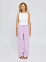 Mazine Damen Hose Wide Leg Linen Pants bright lavender