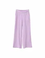 Mazine Damen Hose Wide Leg Linen Pants bright lavender