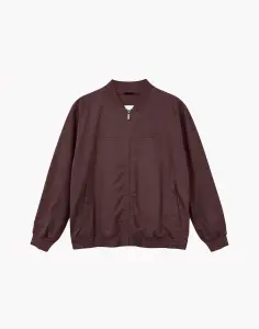 Mazine Herren Jacke Natural Bomber Jacket dark chocolate