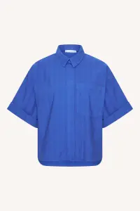 by bar Damen Bluse Novi azul blue