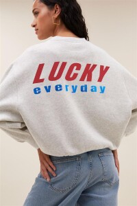 by bar Damen Sweater Bibi melange lucky everyday light...
