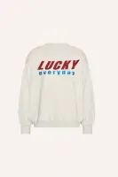 by bar Damen Sweater Bibi melange lucky everyday light grey melee