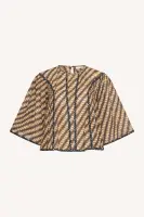 by bar Damen Bluse Davin manilla print