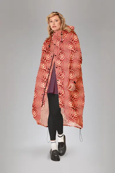 Rainkiss Regenponcho Regenjmantel Unisize Moiré