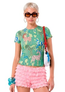 pitaya Damen T-Shirt Khutuluns Pferde Bambus
