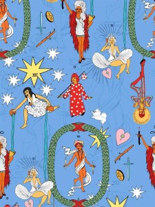 pitaya Damen Leggings Pixies Tarot Bambus