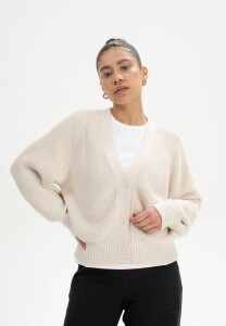 Mela Damen Cardigan Bhuma Cream Melange