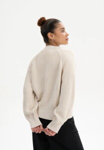 Mela Damen Cardigan Bhuma Cream Melange