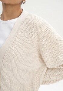 Mela Damen Cardigan Bhuma Cream Melange
