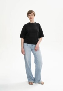 Mela Damen T-Shirt Arohi black