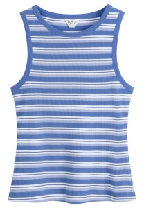 Mela Damen Top Drisna blue stripes