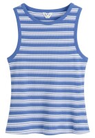 Mela Damen Top Drisna blue stripes